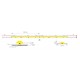 Tira LED Flexible 24V 15W/mt COB IP20 2700ºK, Serie Profesional IRC >92, venta por metros